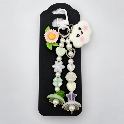 Floral Cloud keychain