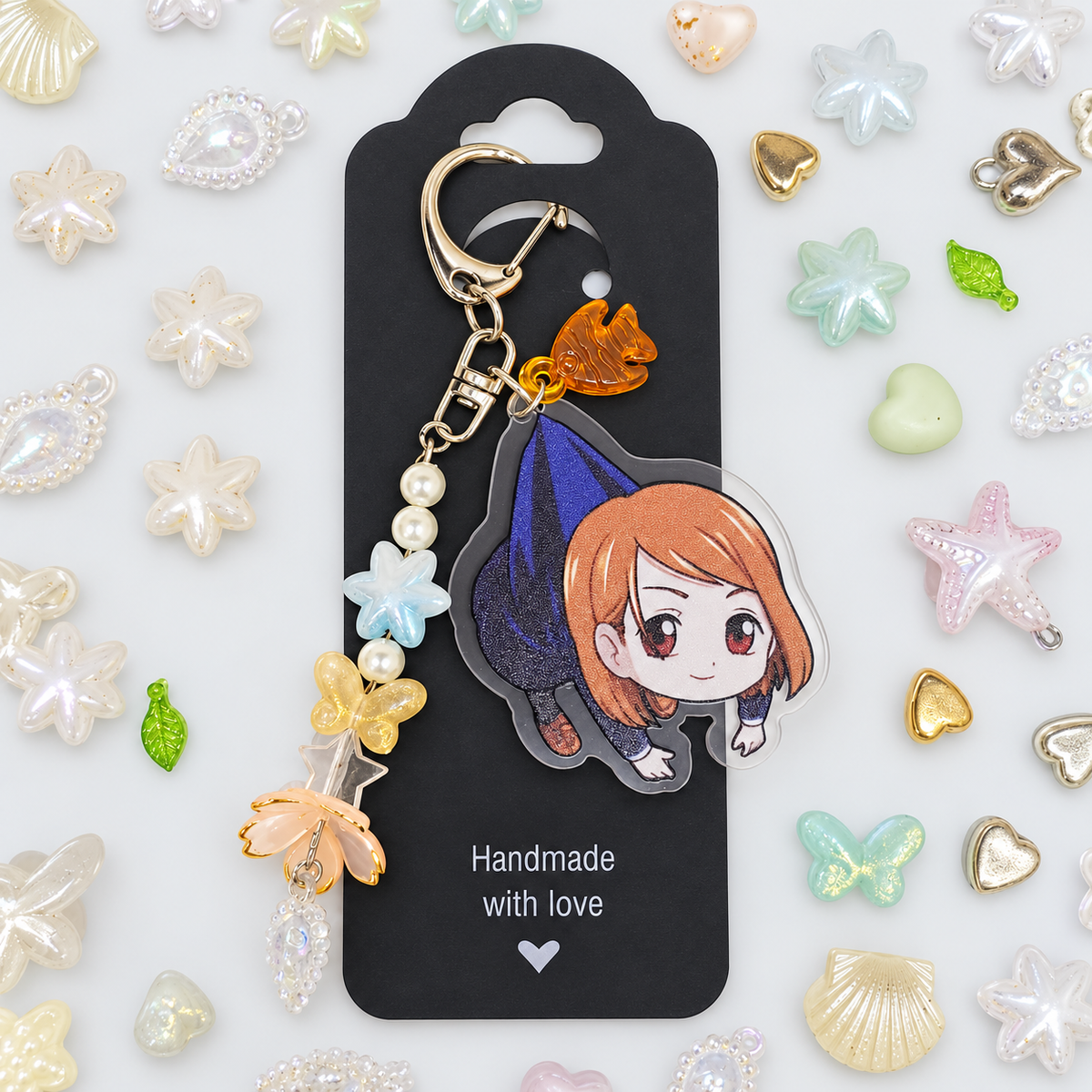 Nobara Kugisaki Signature Deco-den Charm Keychain
