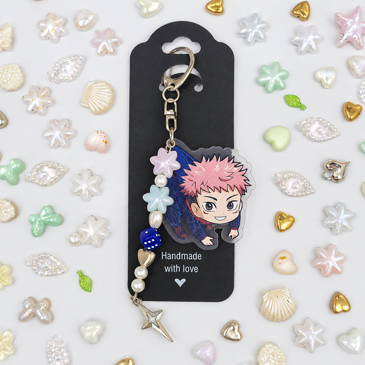 Yuji Itadori Deco-den Charm Keychain