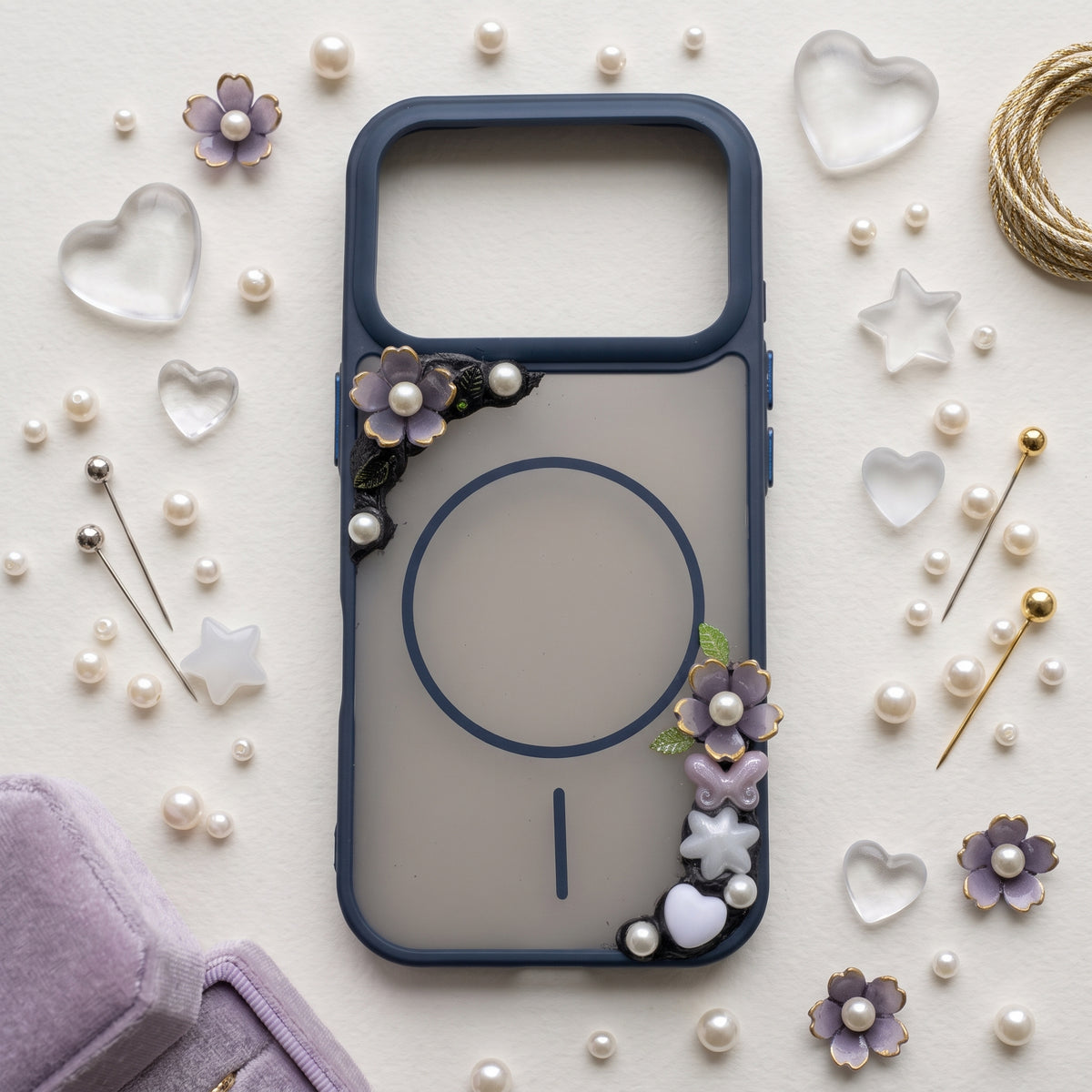 Floral Deco-den IPhone Cover